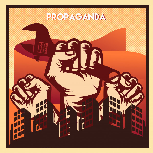 626x626 Propaganda Poster Vector Premium Download