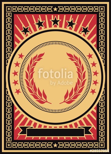 361x500 Propaganda Style Poster Stock Image And Royalty Free Vector