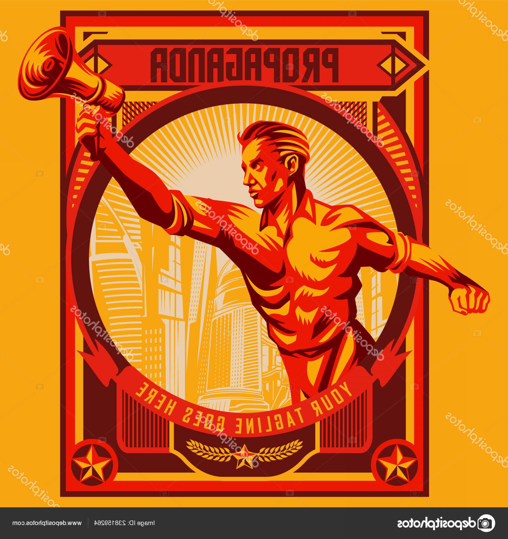 1920x2040 Stock Illustration Vintage Propaganda Poster Specific Communist