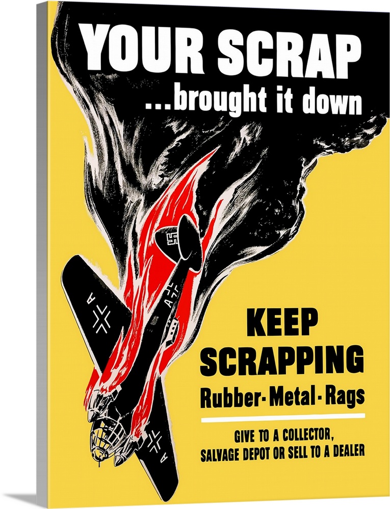 765x1000 Digitally Restored Vector War Propaganda Poster Your Scrap