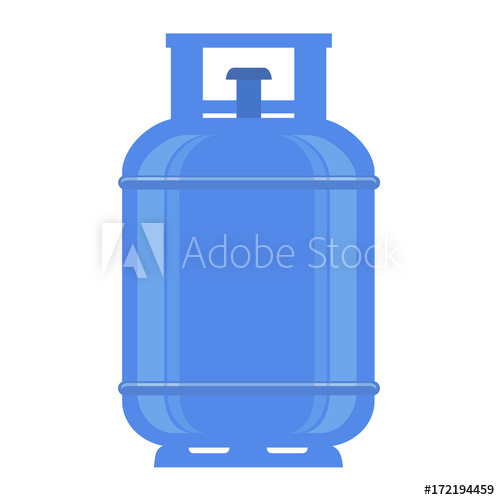 Propane Gas Tank On White Background 500x500 Propane Gas Tank On White Background