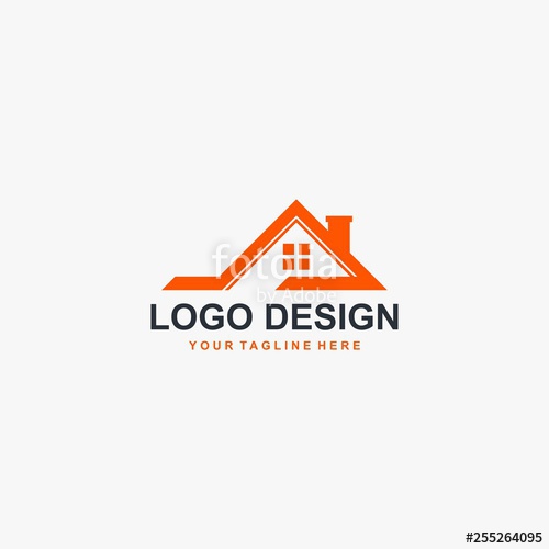 500x500 Real Estate Company Logo Design Property Management Illustration
