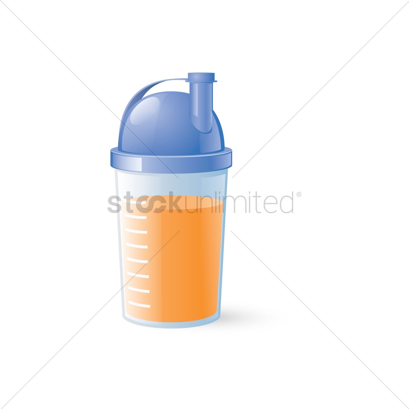 1300x1300 Protein Shake Vector Image