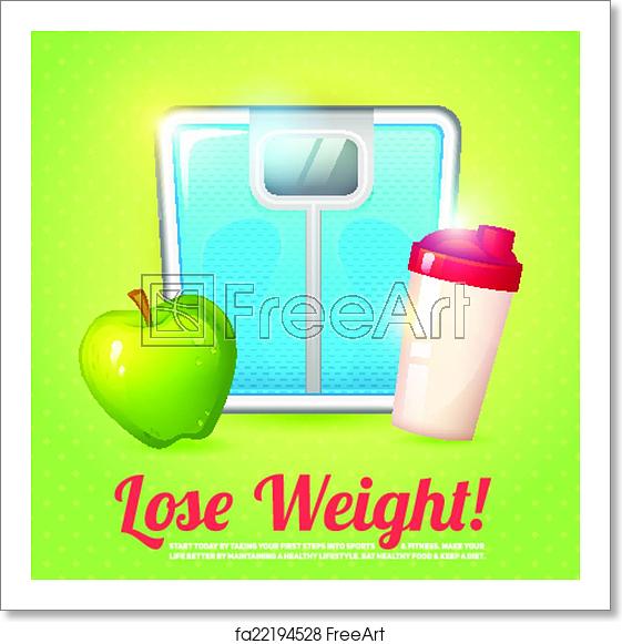 561x581 Free Art Print Of Weight Poster Diet Lose Weight Diet Body