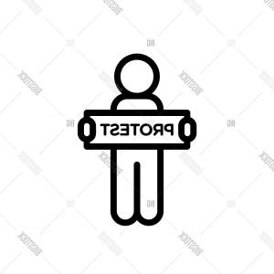 300x300 Fists Hands Vector Illustration Protest Sign Hoodamathrun