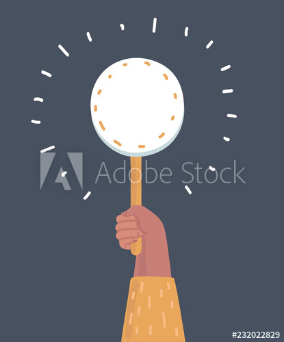 415x500 Empty Protest Sign Picket Sign