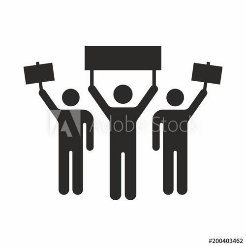 500x500 Protest Vector Icon