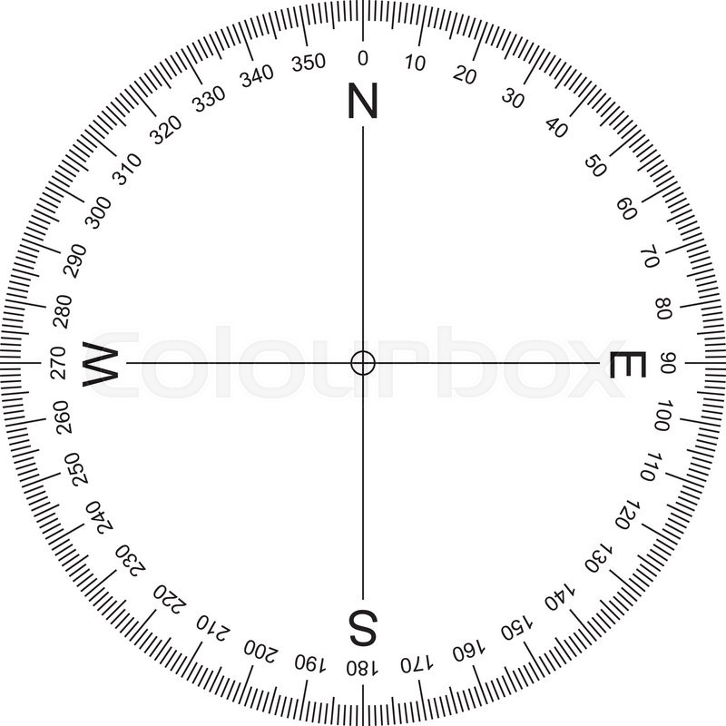Image Of Compass Protractor Vector Stock Vector Colourbox 800x800 Image Of Compass Protractor Vector Stock Vector Colourbox