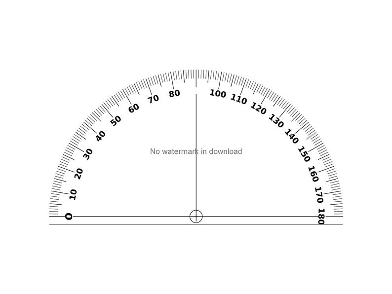 Protractor Vector at Vectorified.com | Collection of Protractor Vector ...