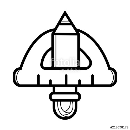 Protractor Vector Icon Stock Image And Royalty Free Vector 500x500 Protractor Vector Icon Stock Image And Royalty Free Vector