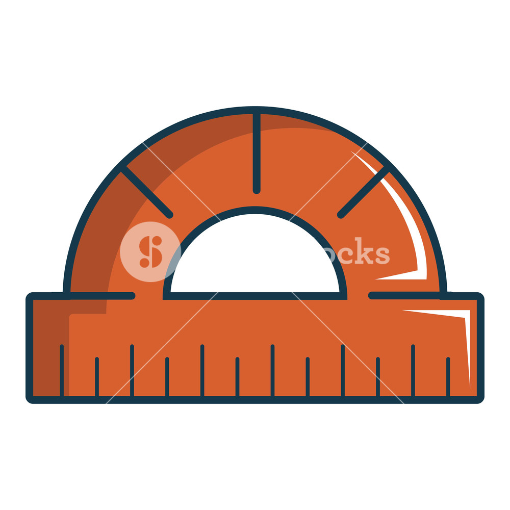Protractor Icon Cartoon Illustration Of Protractor Vector Icon 1000x1000 Protractor Icon Cartoon Illustration Of Protractor Vector Icon