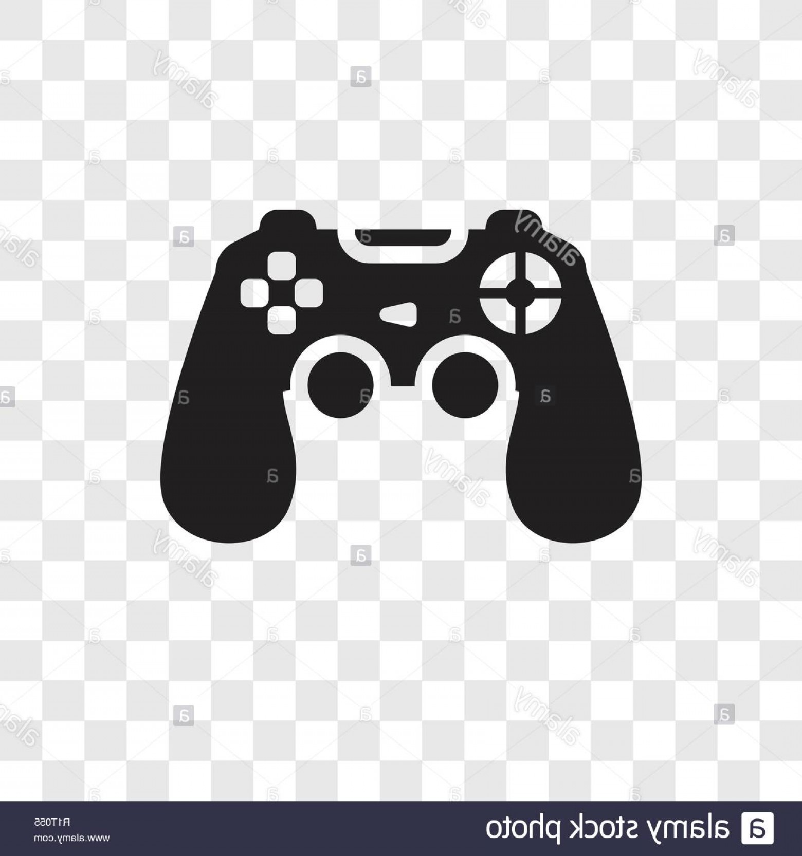 1560x1666 Game Controller Vector Icon Isolated On Transparent Background