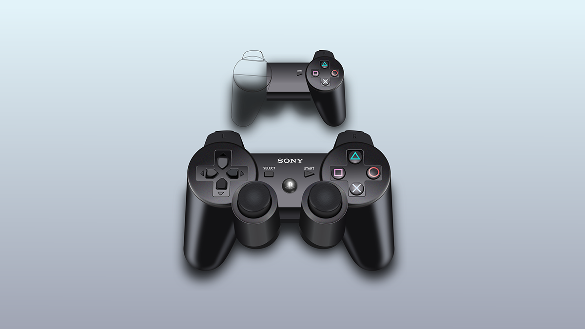 1200x675 Controller Vector Mock Up On Behance
