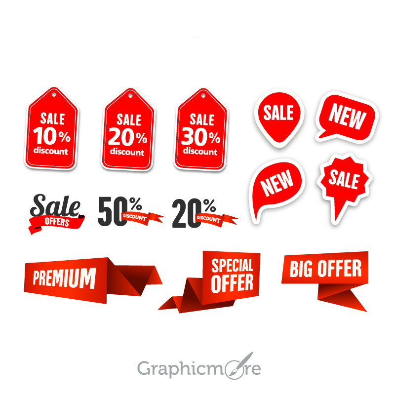 800x800 Promo Badges And Labels Design Free Vector