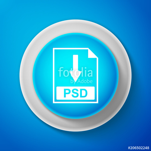 500x500 White Document Icon Isolated On Blue Background Download