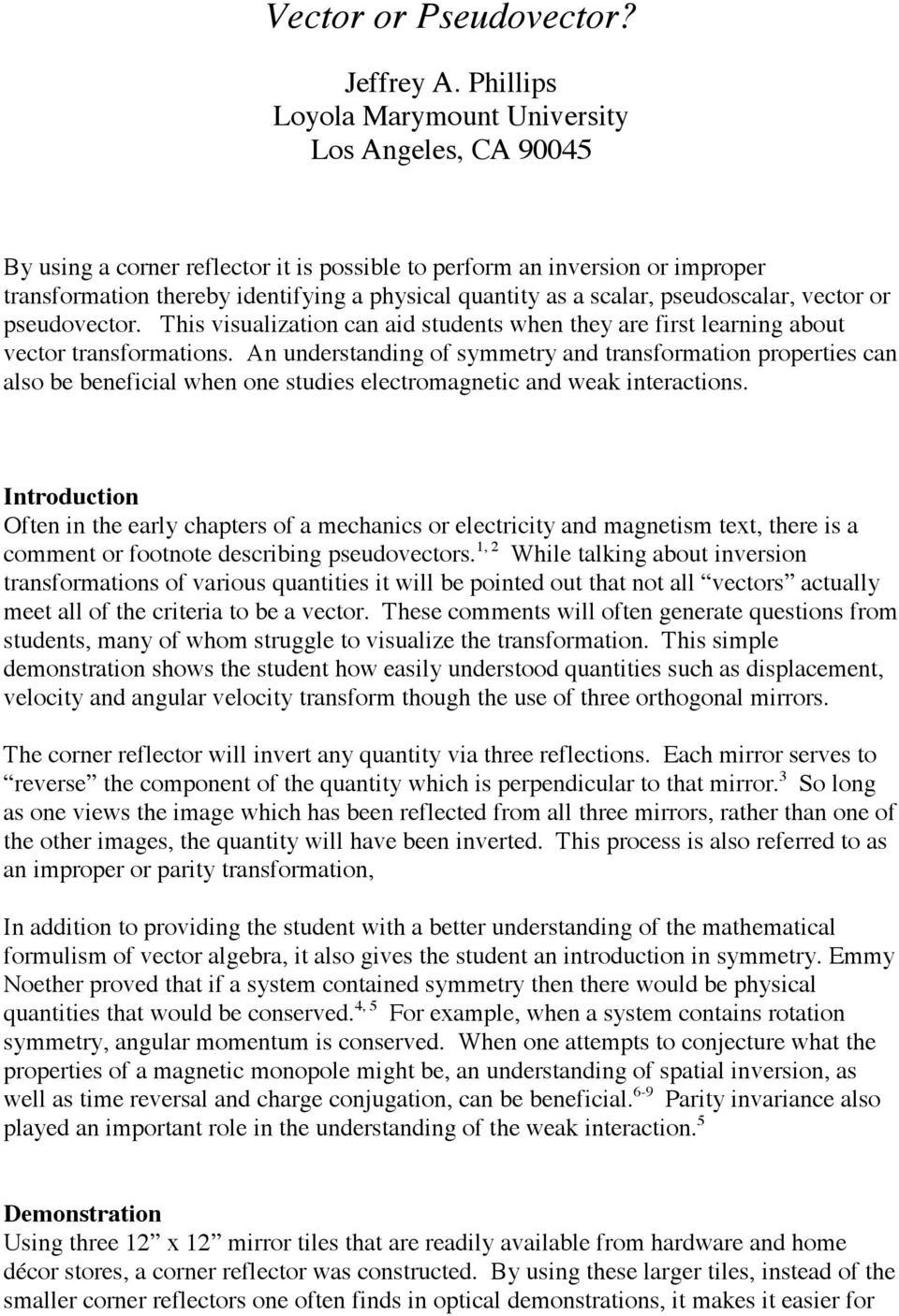 960x1406 Vector Or Pseudovector