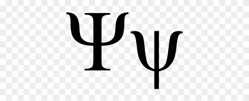 840x341 Psi, The Greek Letter And Symbol Of Psychology Which