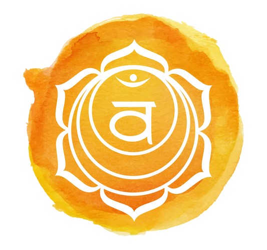 533x499 The Sacral Chakra Vector Illustration