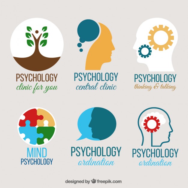 626x626 Several Psychology Logos In Flat Design Vector Free Download