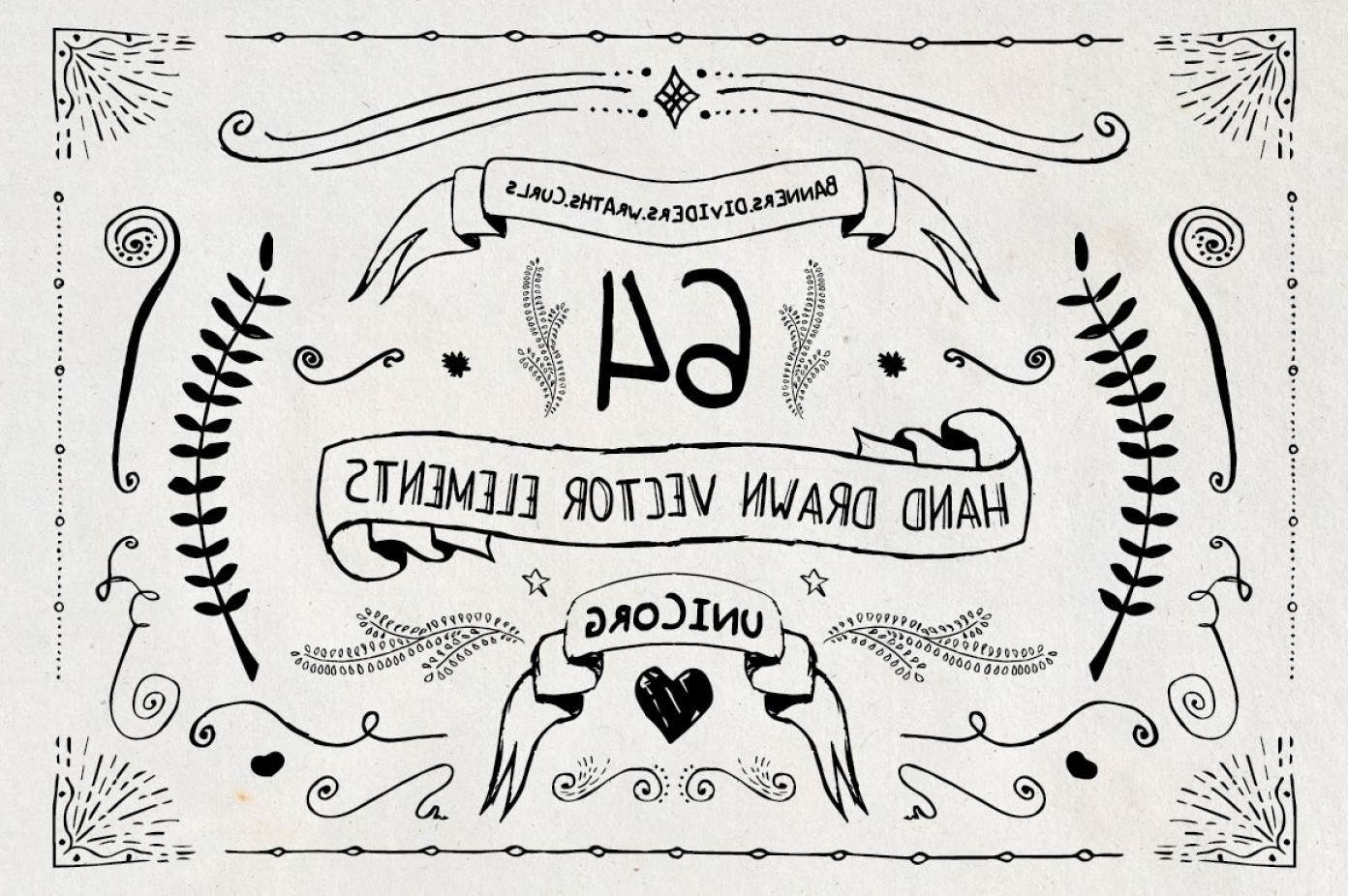 1392x926 Hand Sketched Vector Elements Cqrecords