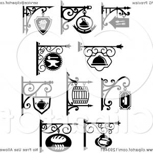 300x300 Hanging Wood Signs Blank Antique Wooden Sign Vector Catchsplace