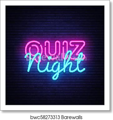 362x382 Quiz Night Announcement Poster Vector Design Template Quiz Night