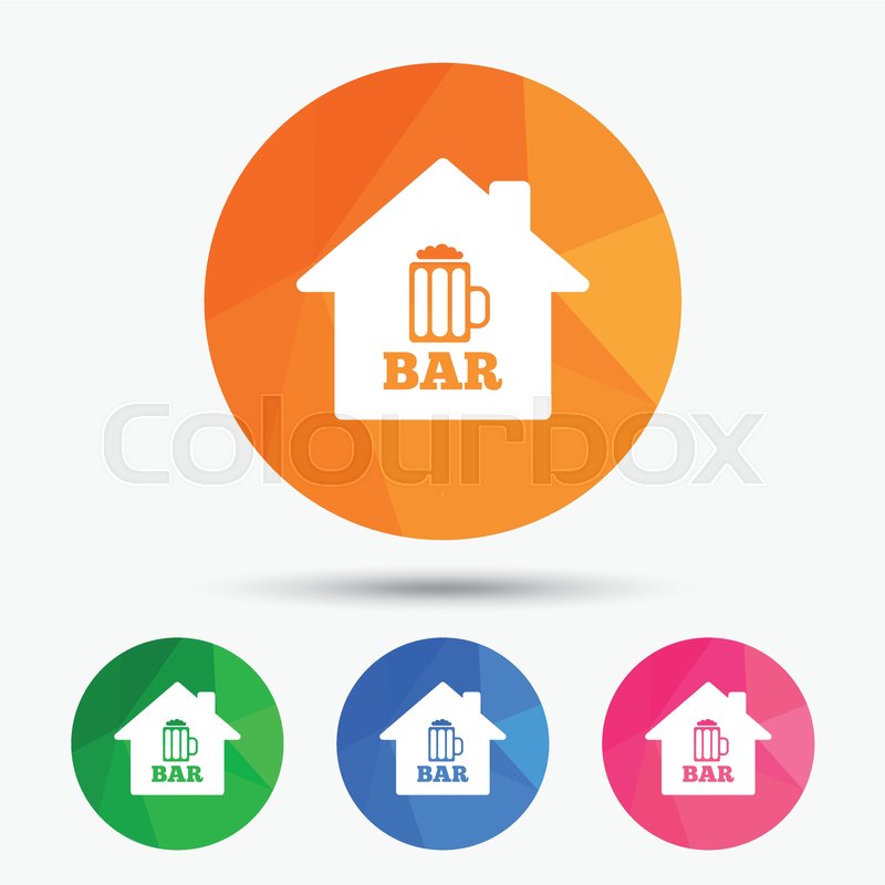800x800 Bar Or Pub Sign Icon Glass Of Beer Stock Vector Colourbox