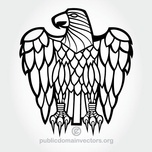 Eagle Vector Image 500x500 Eagle Vector Image