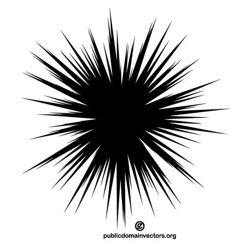 500x500 Explosion Vector Clip Art