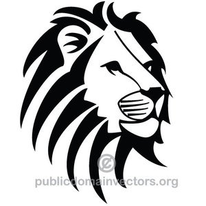 300x300 Free Lion Vector Art