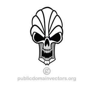 300x300 Free Skull Vector Art