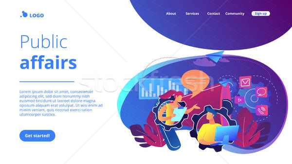 Public Relations Stock Vectors, Illustrations And Cliparts 600x337 Public Relations Stock Vectors, Illustrations And Cliparts