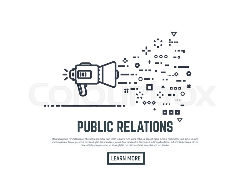 Public Relations Concept Loudspeaker Stock Vector Colourbox 800x600 Public Relations Concept Loudspeaker Stock Vector Colourbox