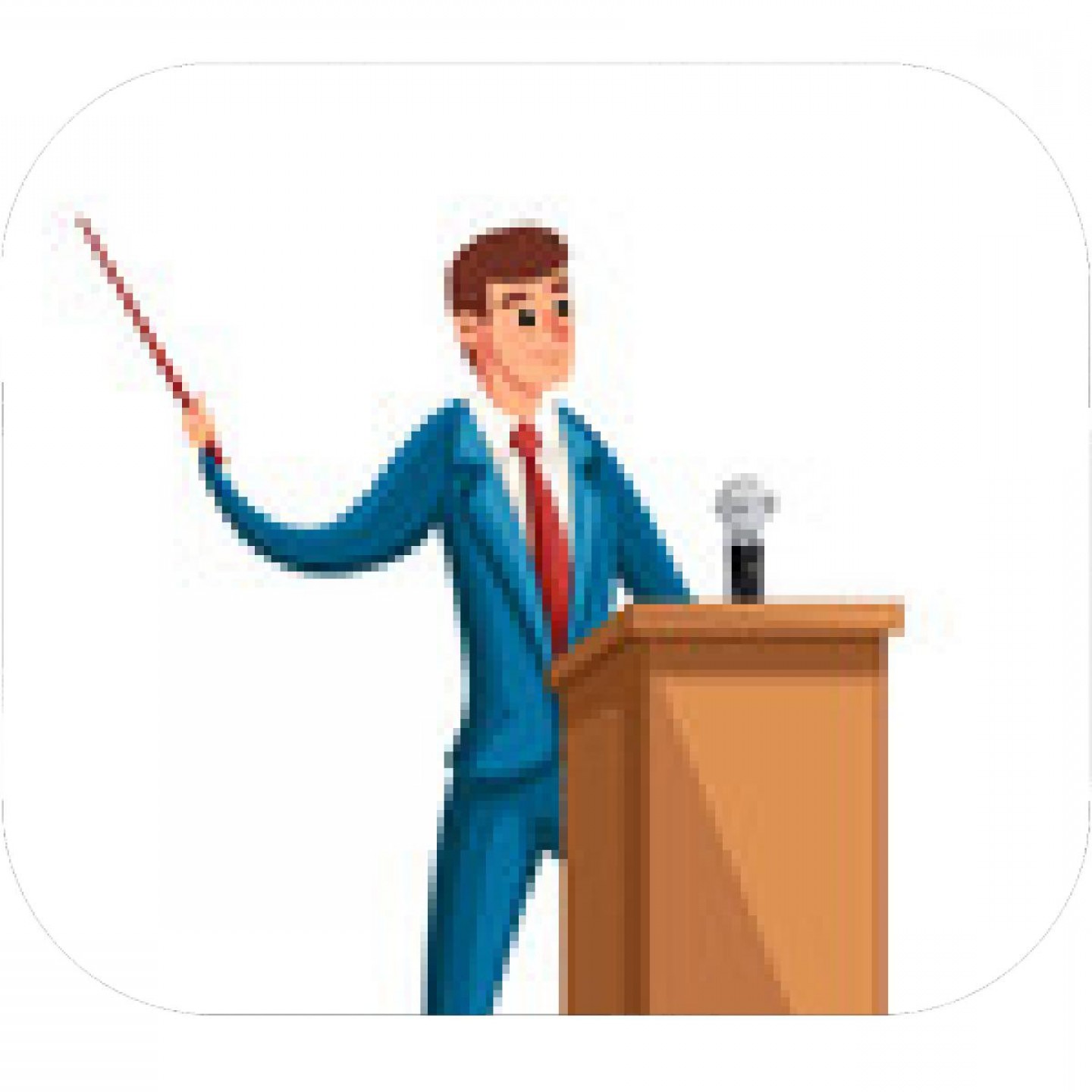 1440x1440 Public Speaking Stand Vector Catchsplace