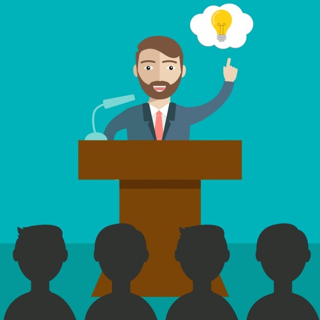 Public Speaking Vector at Vectorified.com | Collection of Public ...