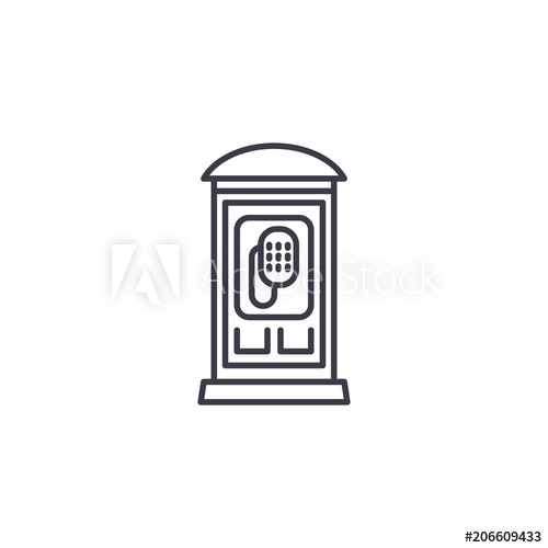 Public Phone Linear Icon Concept Public Phone Line Vector Sign 500x500 Public Phone Linear Icon Concept Public Phone Line Vector Sign