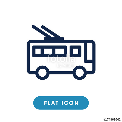 Bus Vector Icon, Public Transport Symbol Modern, Simple Flat 500x500 Bus Vector Icon, Public Transport Symbol Modern, Simple Flat