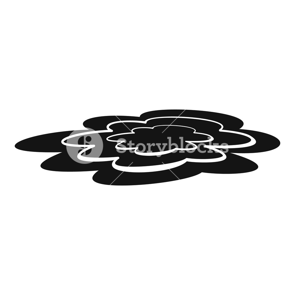 1000x1000 Water Puddle Icon Simple Illustration Of Water Puddle Vector Icon