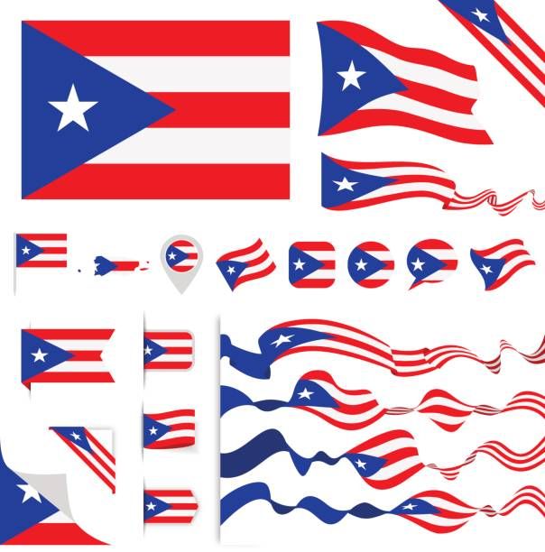604x612 Vector Illustration Vector Art Illustration Puerto Rico Flag