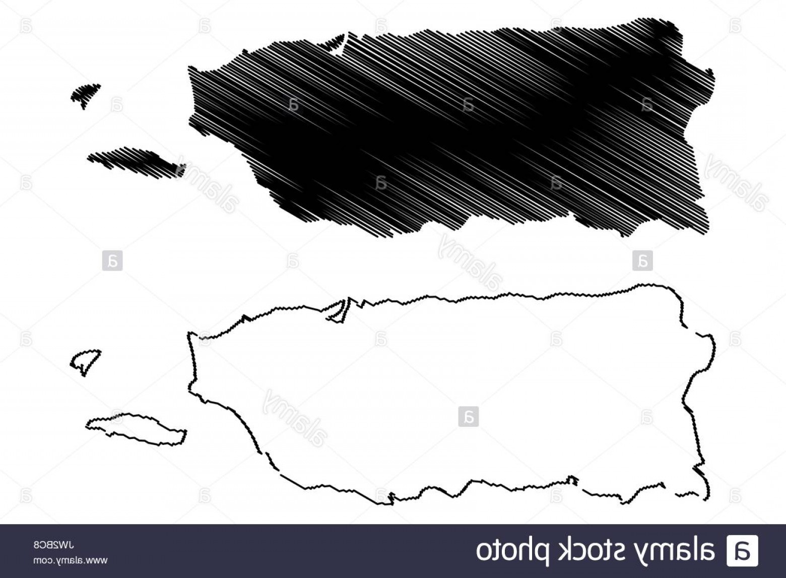 1560x1147 Puerto Rico Map Vector Illustration Scribble Sketch Puerto Rico