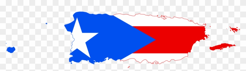 840x245 Usa Map Vector With Flag Map Of Puerto Rico