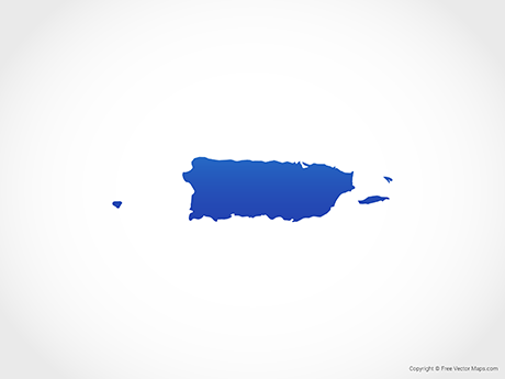 460x345 Vector Maps Of Puerto Rico Free Vector Maps