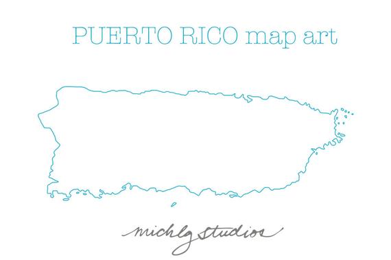 570x379 Vector Png Puerto Rico Map Artclip Art State Country Etsy