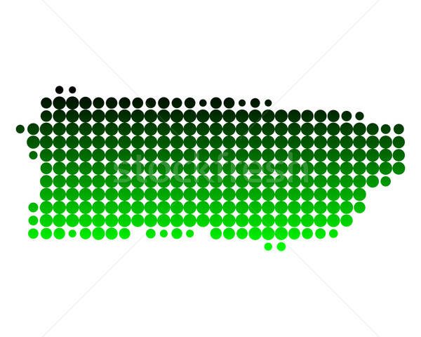 600x480 Map Of Puerto Rico Vector Illustration Robert Biedermann