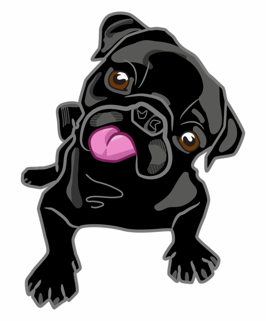 920x1110 Pug Vector Free