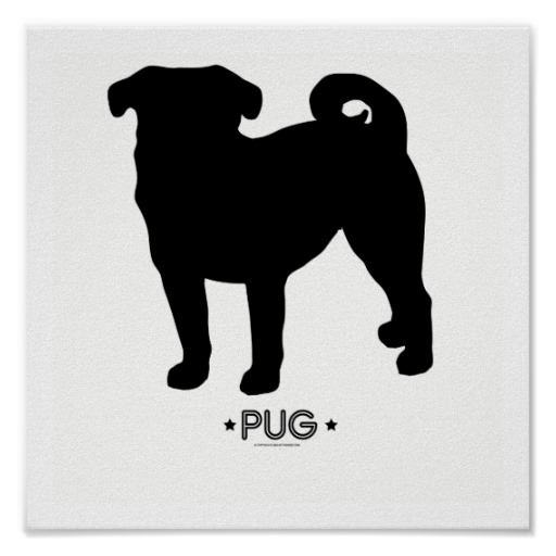 512x512 Free Pug Silhouette Clipart Free Cliparts Download Images