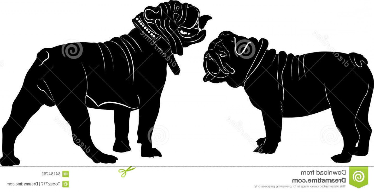 1560x801 English Bulldog Silhouette Vector Hoodamath
