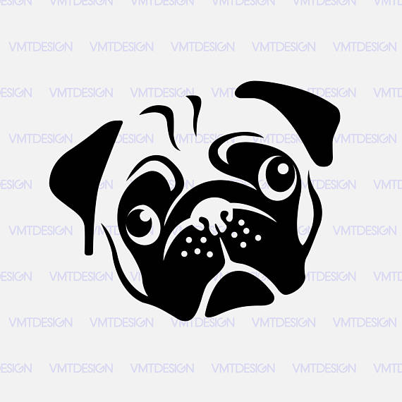570x570 Pug Face Clipart