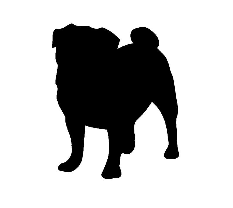 794x708 Pug Vector Graphic Instant Digital Download Dog Breed Etsy