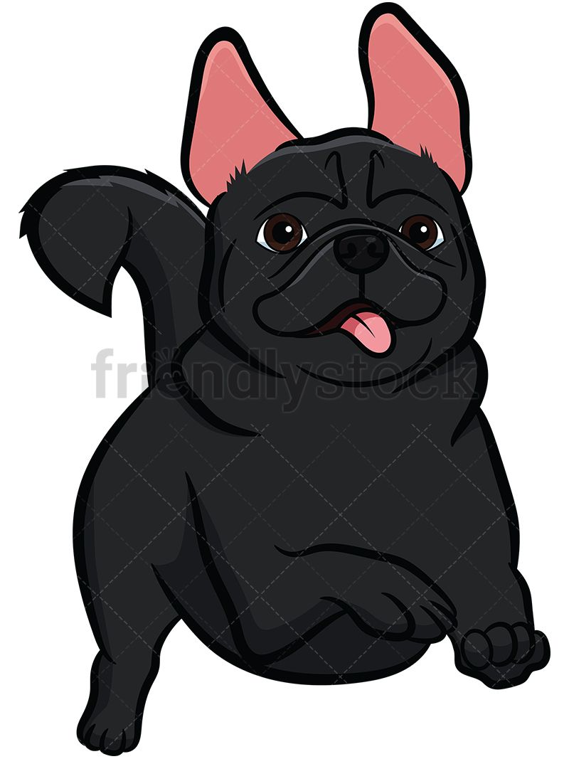 800x1067 Black Pug Running Clipart Of Animals Black Pug, Pugs, Running